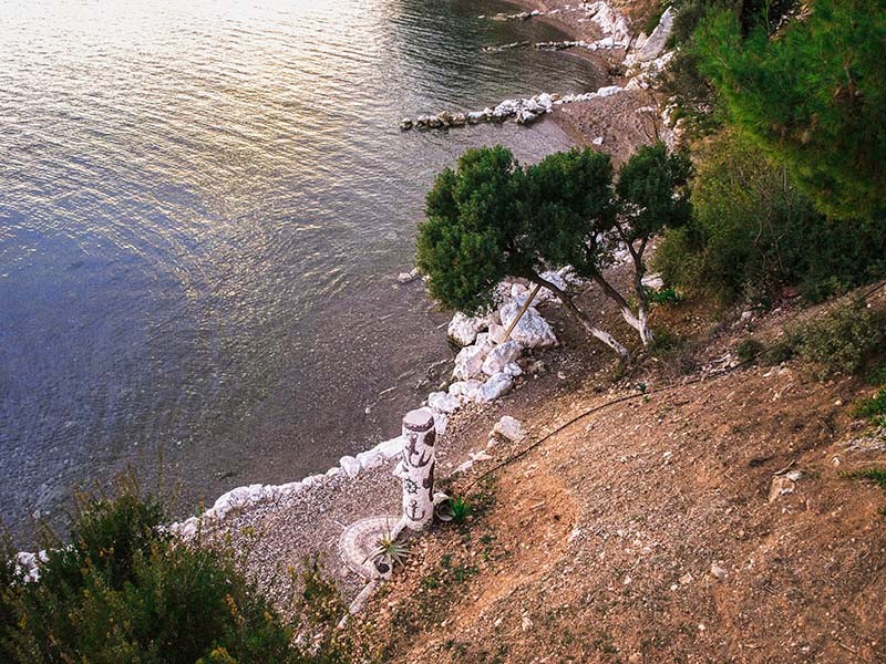 Κομμάτι της παραλίας στο Βιβάρι
