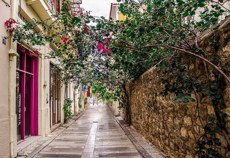 Γραφικό δρομάκι στο Ναύπλιο