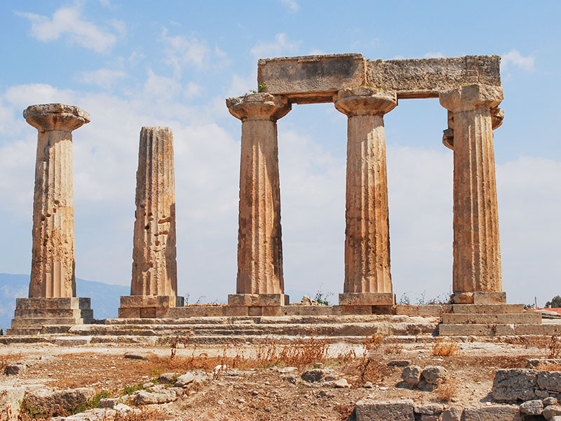 Ναός Απόλλωνα στην Αρχαία Κόρινθο